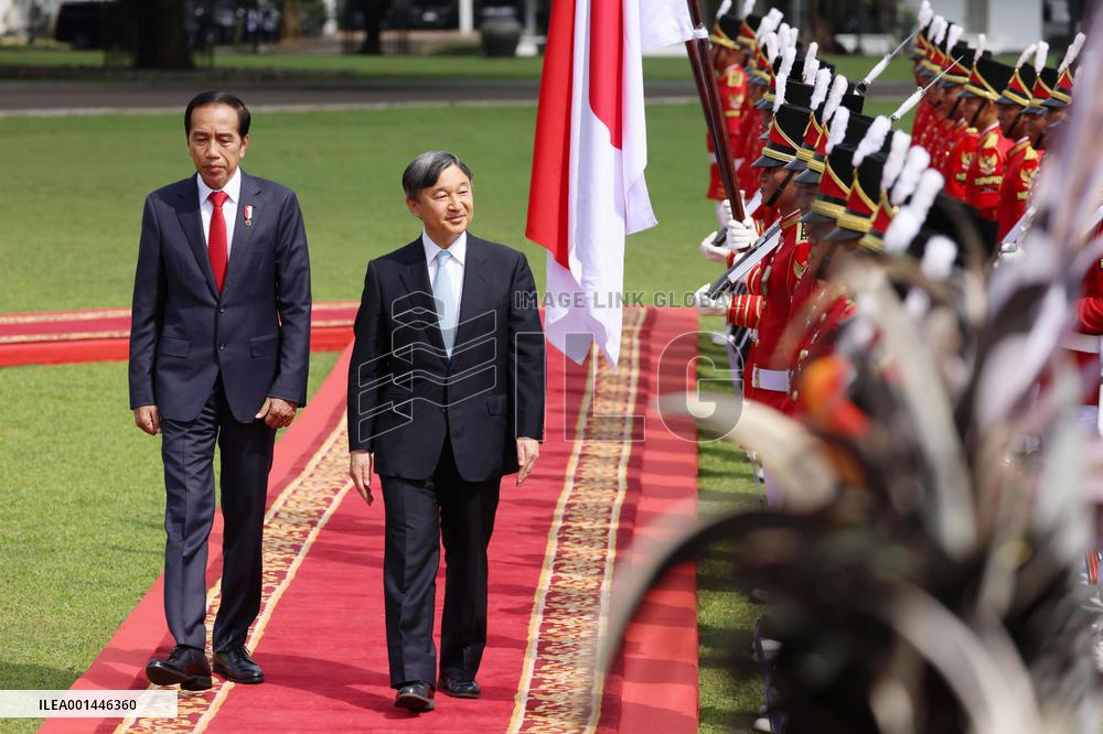 Japanese emperor in Indonesia