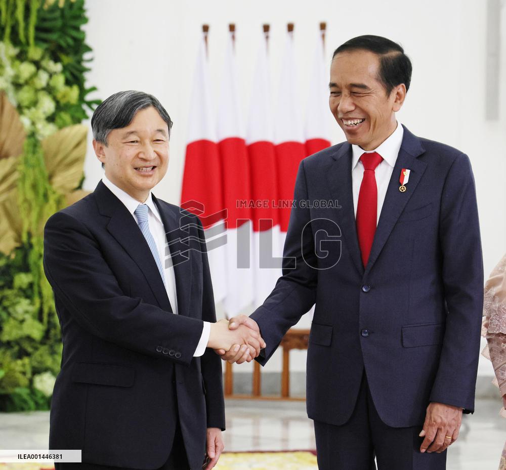 Japanese emperor in Indonesia