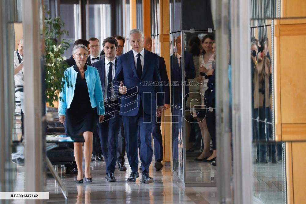 Public Finance Meeting At The Ministry In Bercy