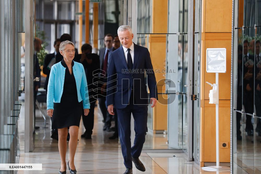 Public Finance Meeting At The Ministry In Bercy