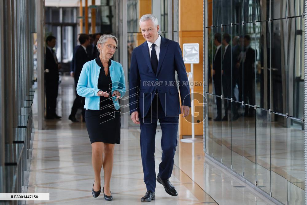 Public Finance Meeting At The Ministry In Bercy