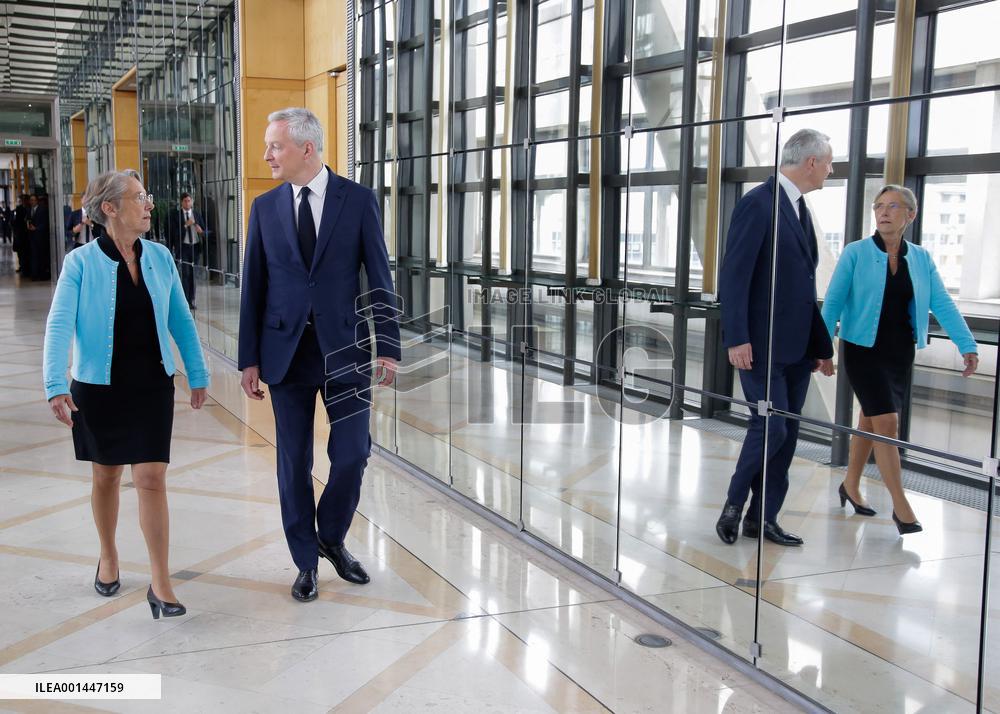 Public Finance Meeting At The Ministry In Bercy