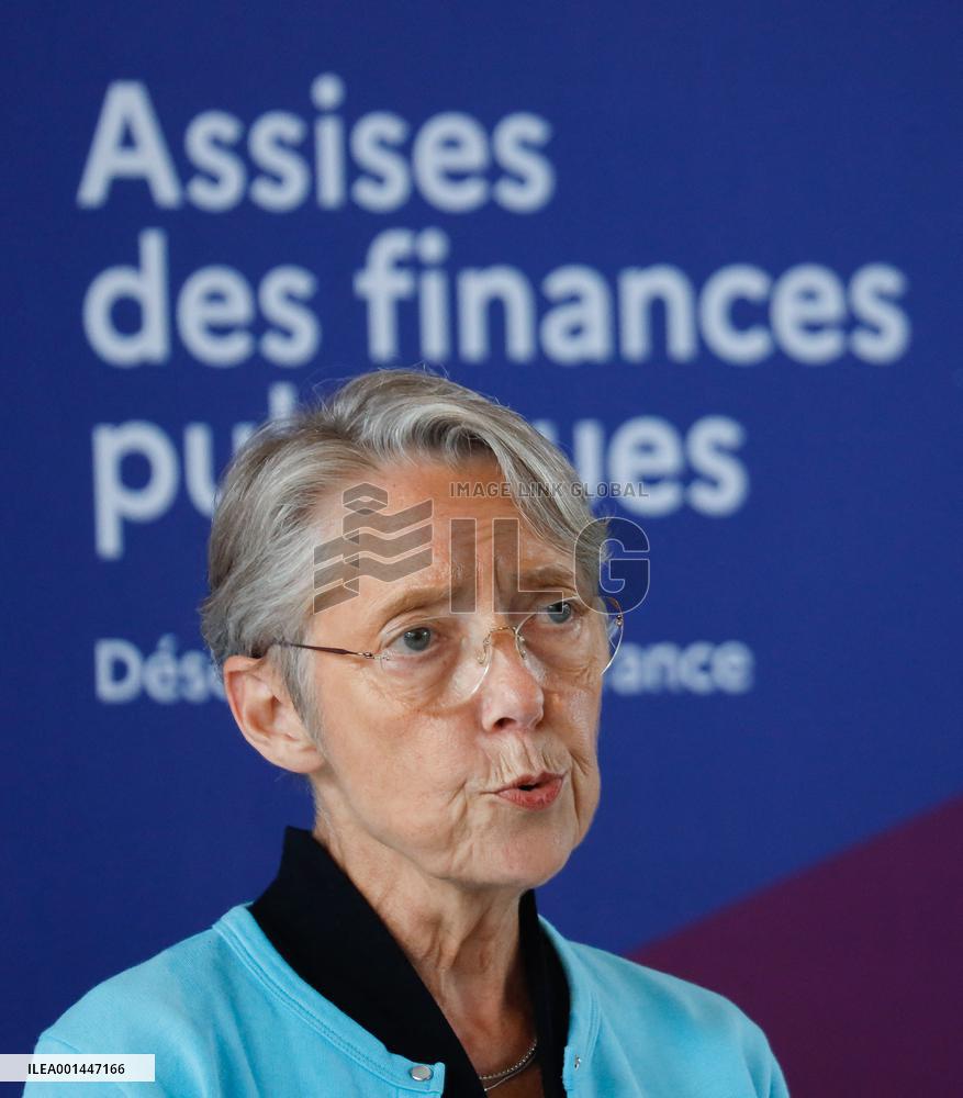 Public Finance Meeting At The Ministry In Bercy