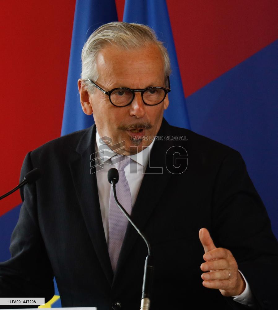 Public Finance Meeting At The Ministry In Bercy