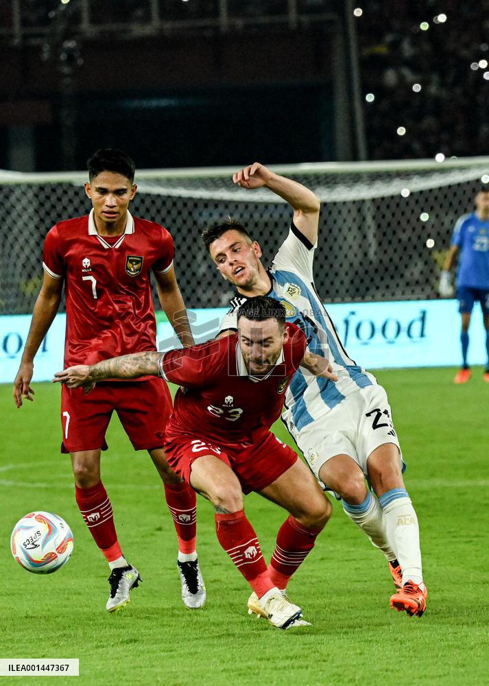(SP)INDONESIA-JAKARTA-FIFA-INTERNATIONAL FRIENDLY MATCH-INDONESIA VS ARGENTINA