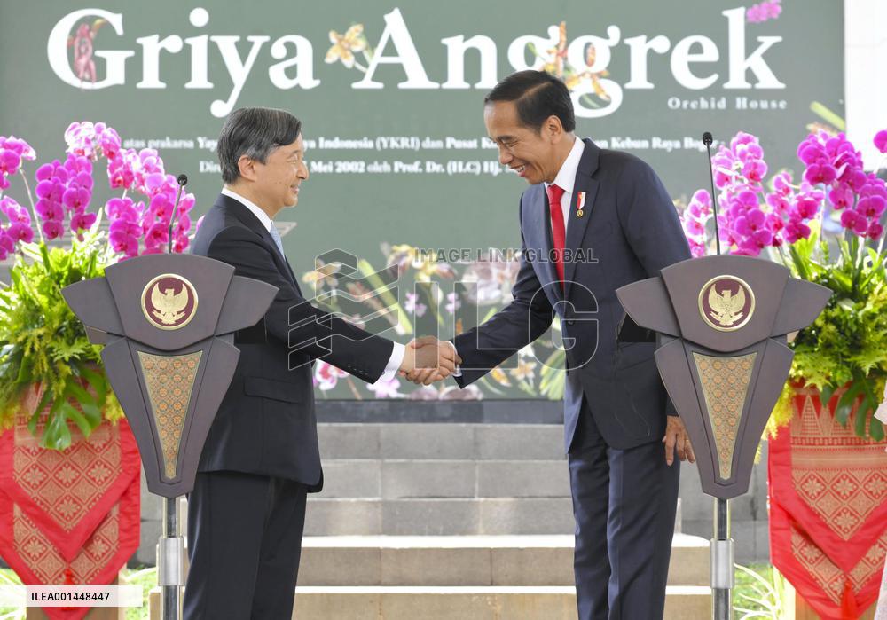 Japanese emperor in Indonesia