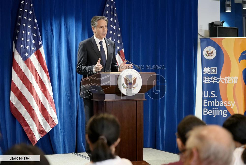 U.S. Secretary of State Blinken in Beijing