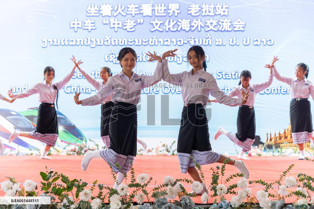 LAOS-VIENTIANE-CHINA-CRRC-CULTURAL EXCHANGE EVENT