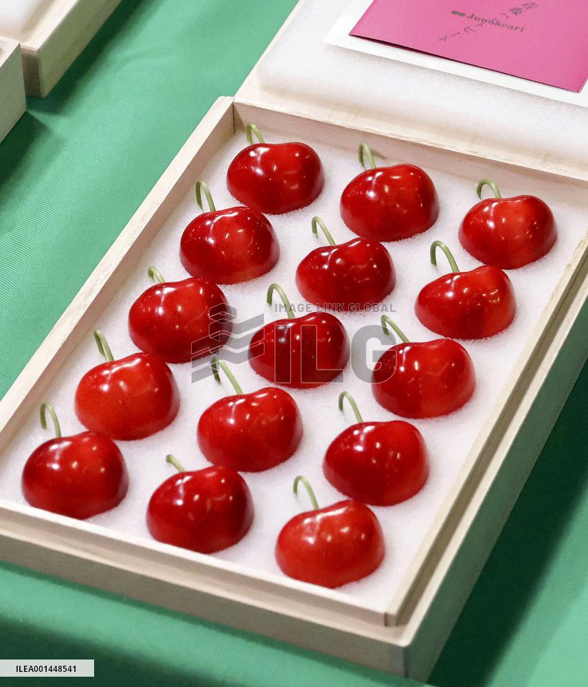 High-grade cherries in northeastern Japan