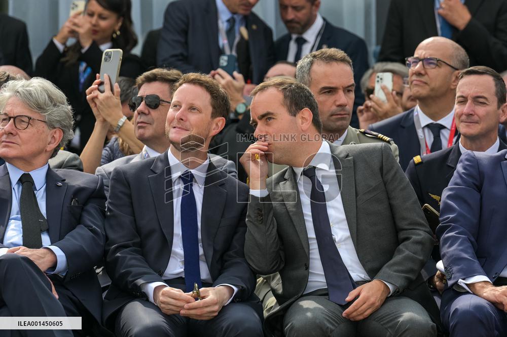 President Macron At Paris Air Show - Le Bourget