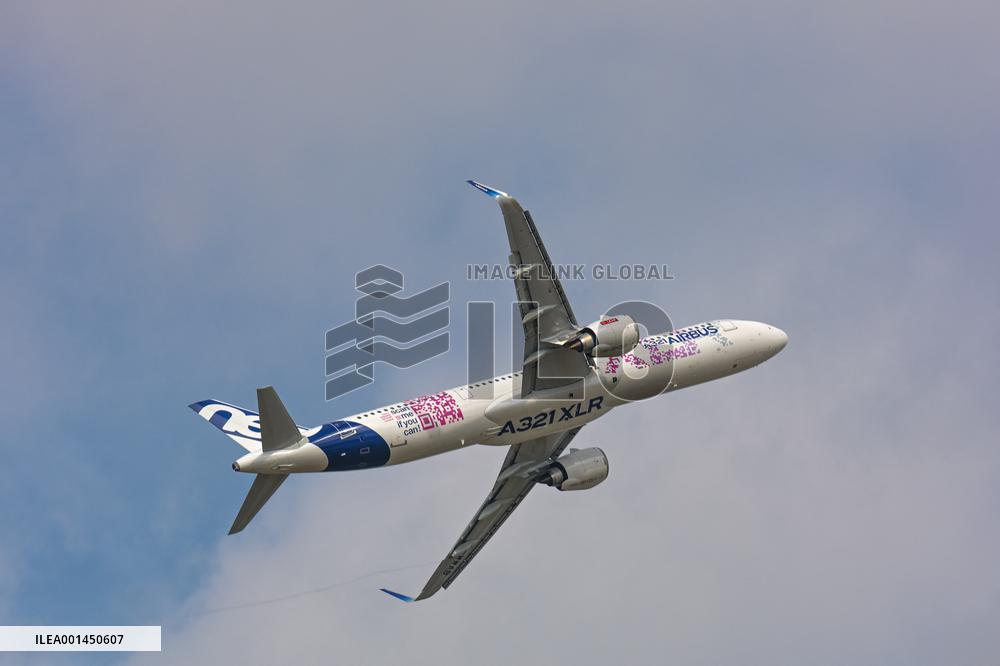 President Macron At Paris Air Show - Le Bourget