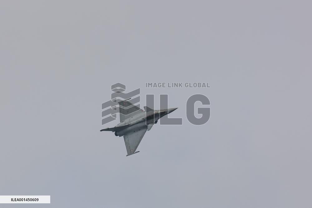 President Macron At Paris Air Show - Le Bourget