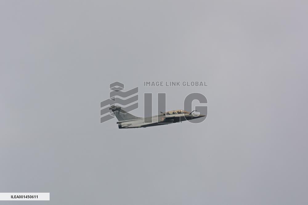 President Macron At Paris Air Show - Le Bourget