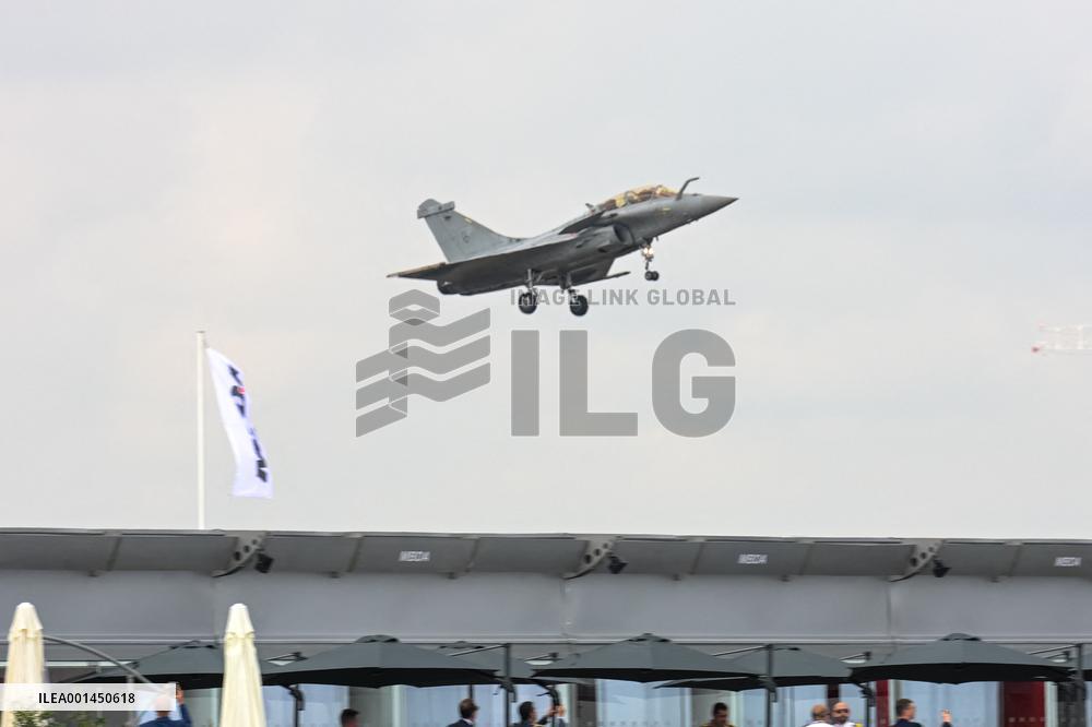 President Macron At Paris Air Show - Le Bourget
