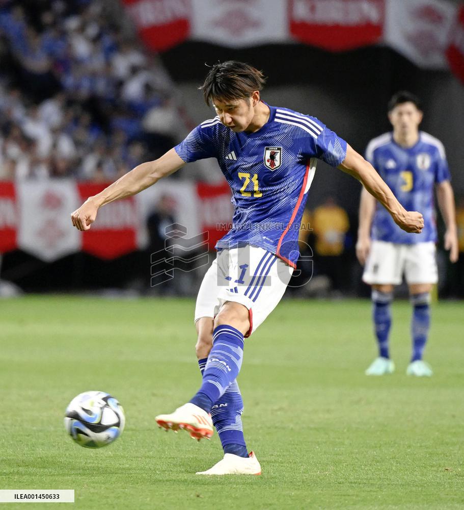 Football: Japan-Peru friendly