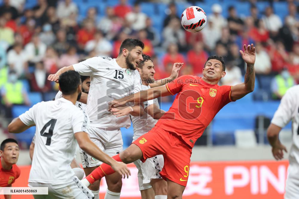 (SP)CHINA-DALIAN-FOOTBALL-INTERNATIONAL FRIENDLY-CHINA VS PALESTINE(CN)