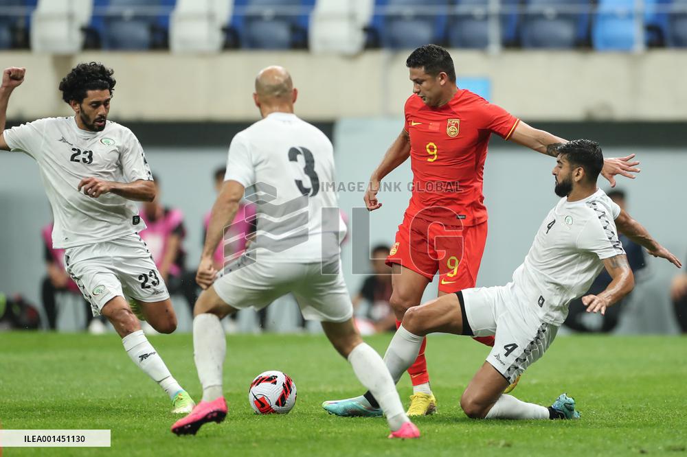 (SP)CHINA-DALIAN-FOOTBALL-INTERNATIONAL FRIENDLY-CHINA VS PALESTINE(CN)