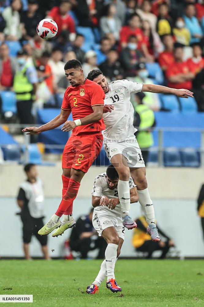 (SP)CHINA-DALIAN-FOOTBALL-INTERNATIONAL FRIENDLY-CHINA VS PALESTINE(CN)