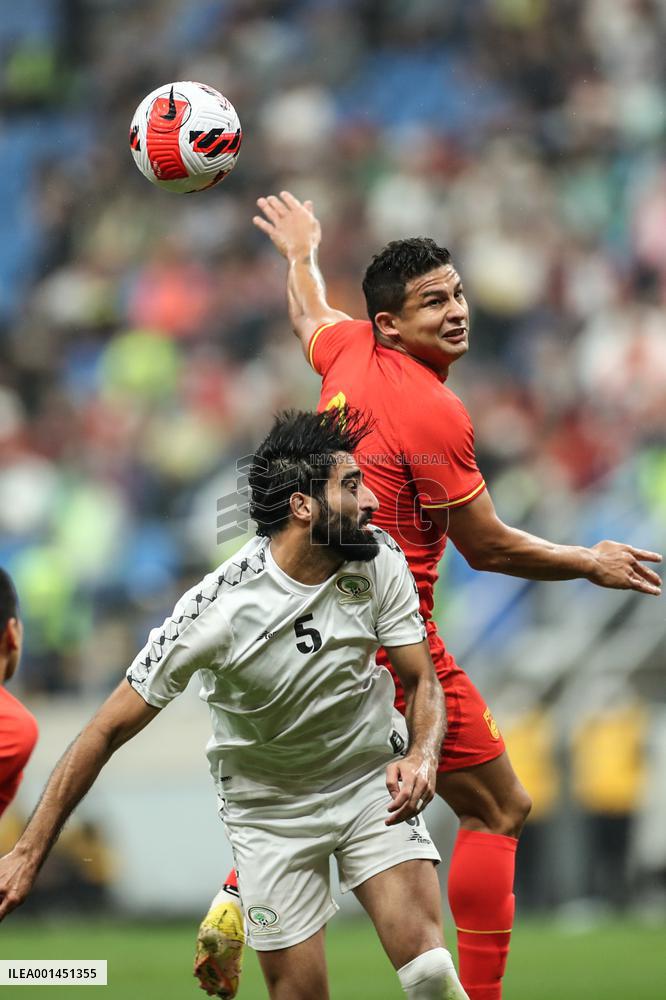 (SP)CHINA-DALIAN-FOOTBALL-INTERNATIONAL FRIENDLY-CHINA VS PALESTINE(CN)