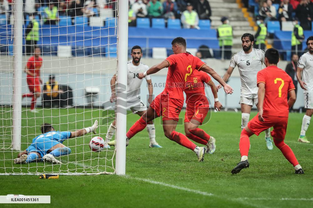 (SP)CHINA-DALIAN-FOOTBALL-INTERNATIONAL FRIENDLY-CHINA VS PALESTINE(CN)