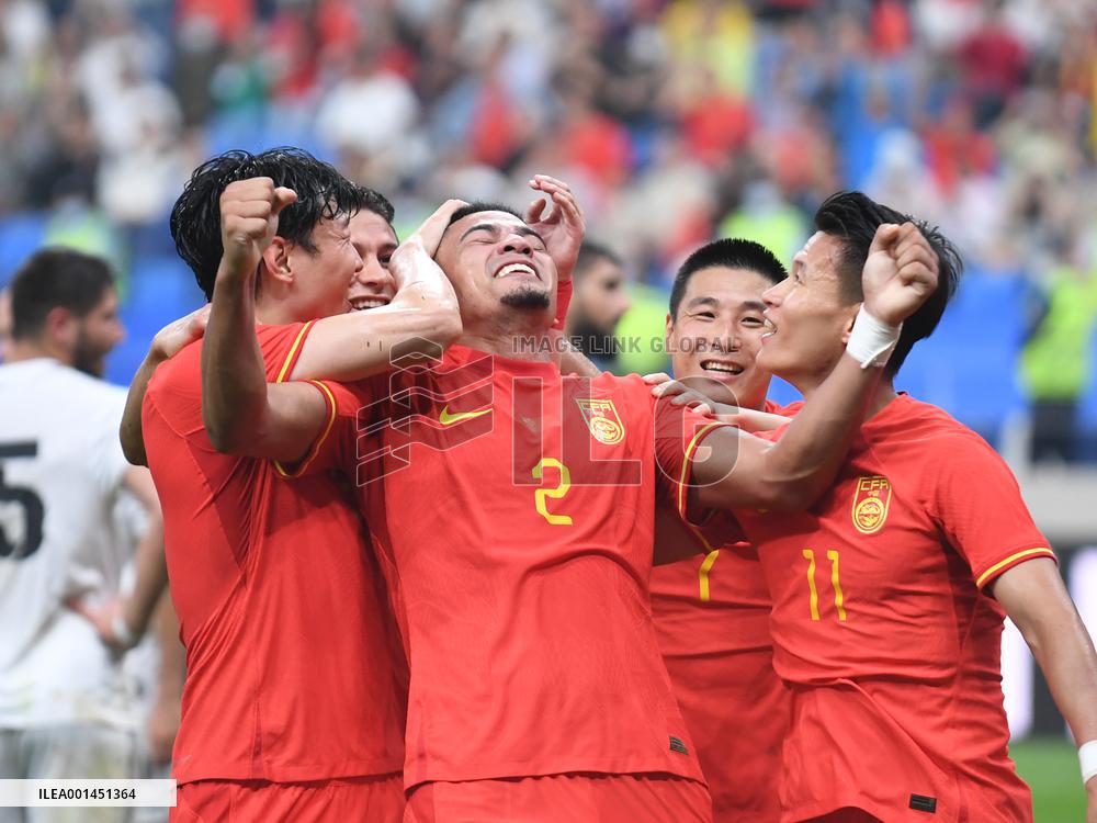 (SP)CHINA-DALIAN-FOOTBALL-INTERNATIONAL FRIENDLY-CHINA VS PALESTINE(CN)
