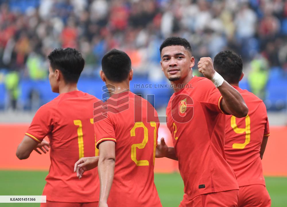 (SP)CHINA-DALIAN-FOOTBALL-INTERNATIONAL FRIENDLY-CHINA VS PALESTINE(CN)