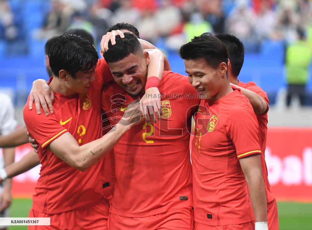 (SP)CHINA-DALIAN-FOOTBALL-INTERNATIONAL FRIENDLY-CHINA VS PALESTINE(CN)