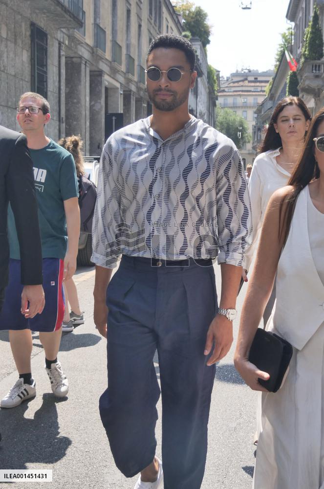 MFW - Giorgio Armani Arrivals