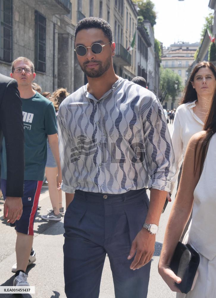 MFW - Giorgio Armani Arrivals