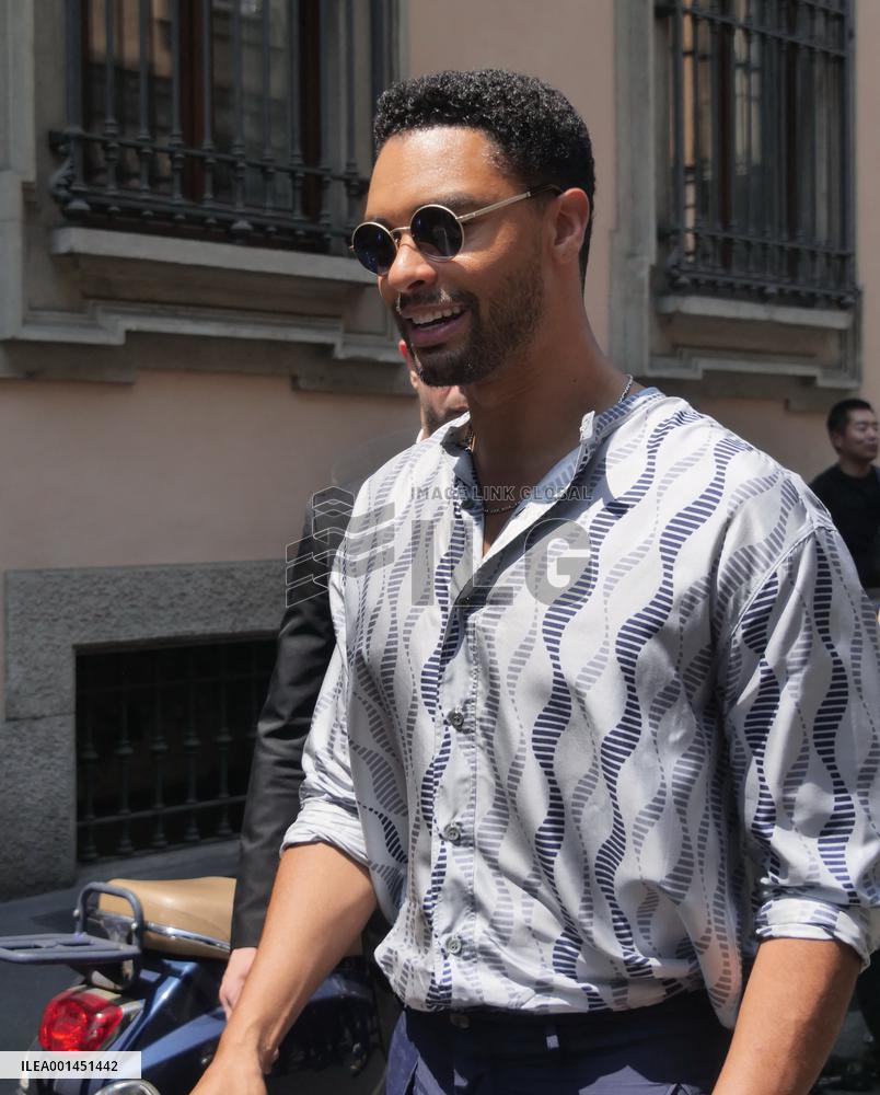 MFW - Giorgio Armani Arrivals