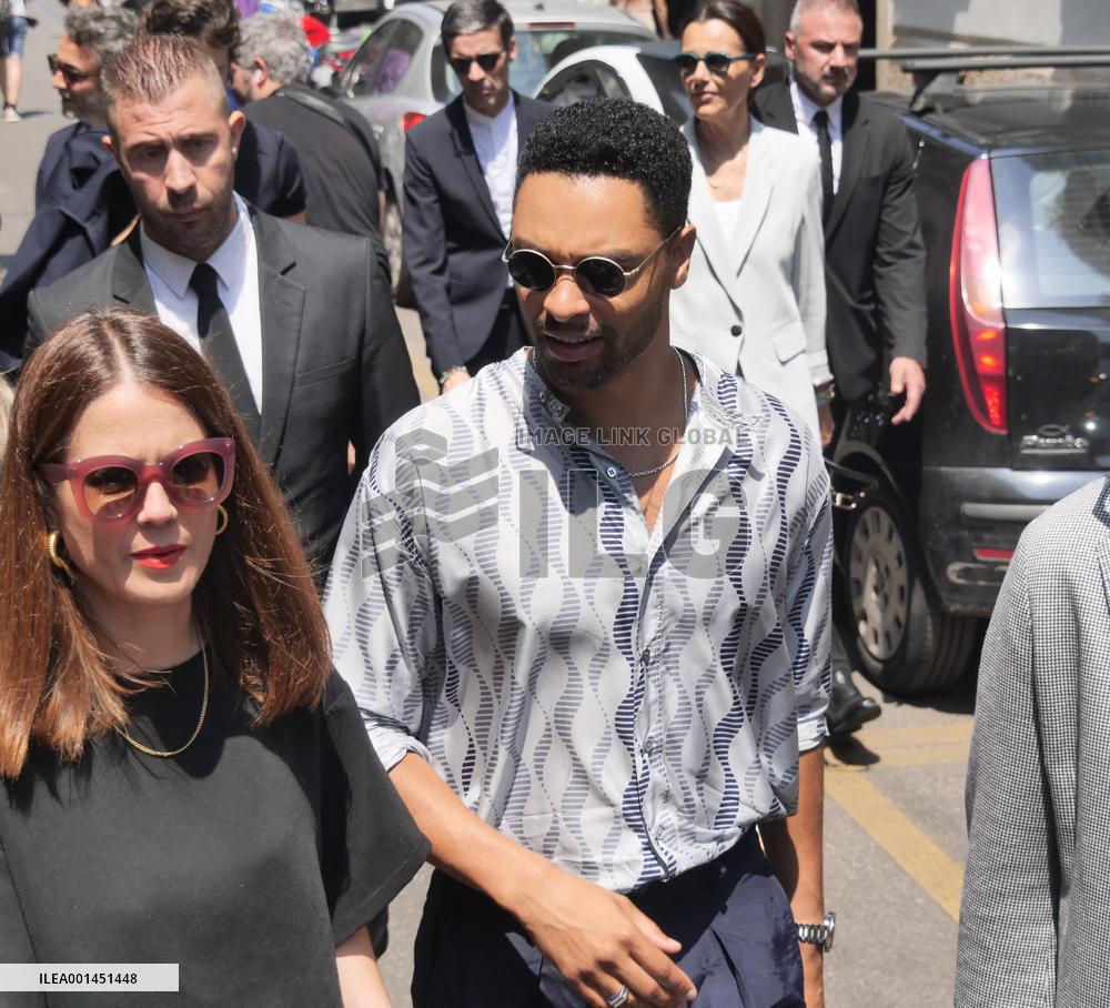 MFW - Giorgio Armani Arrivals