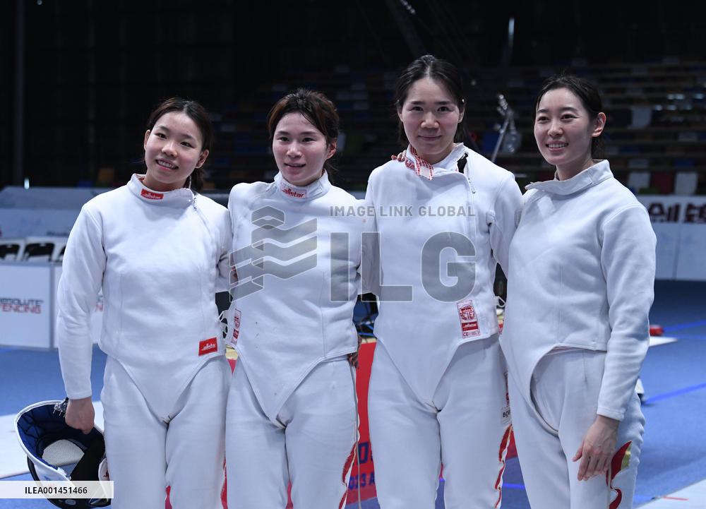 #(SP)JIANGSU-WUXI-ASIAN CHAMPIONSHIPS-WOMEN'S TEAM EPEE