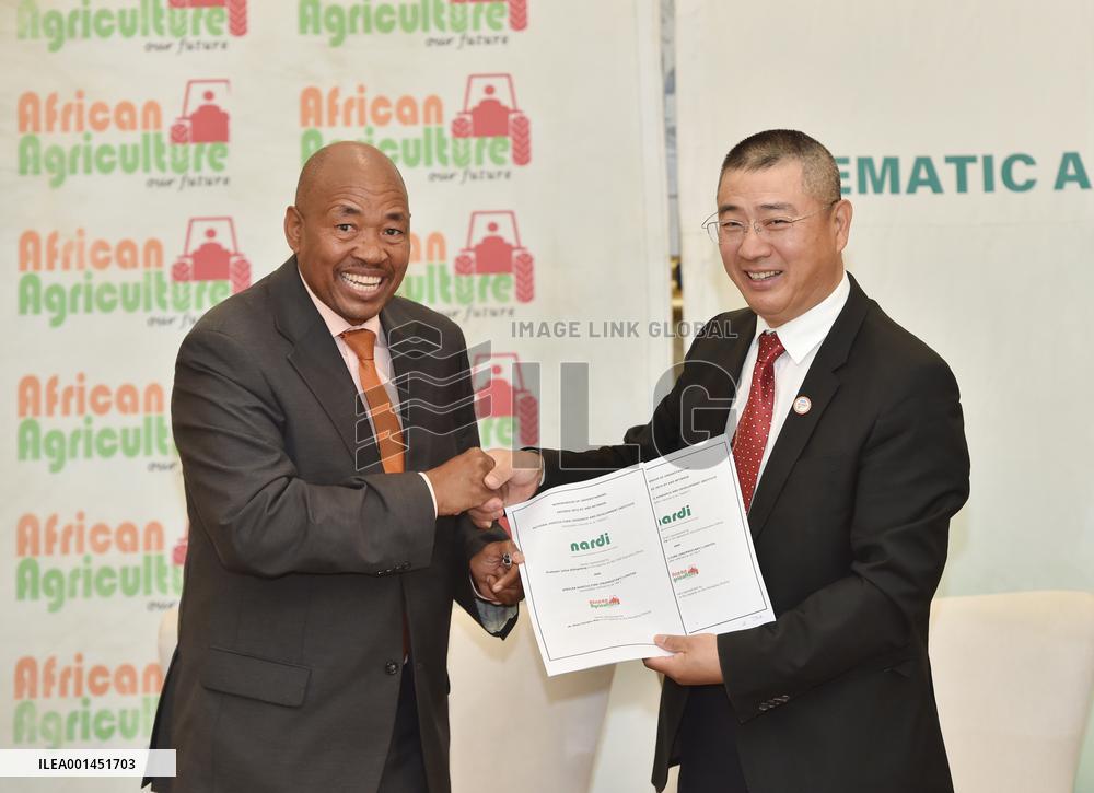 BOTSWANA-GABORONE-DROUGHT-TOLERANT RICE-INTRODUCING