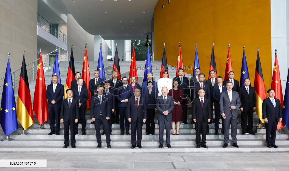 GERMANY-BERLIN-CHINA-LI QIANG-OLAF SCHOLZ-TALKS-CONSULTATION