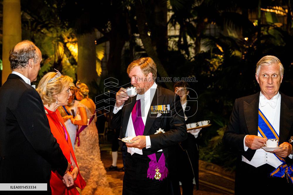 Dutch Royal At State Banquet - Brussels