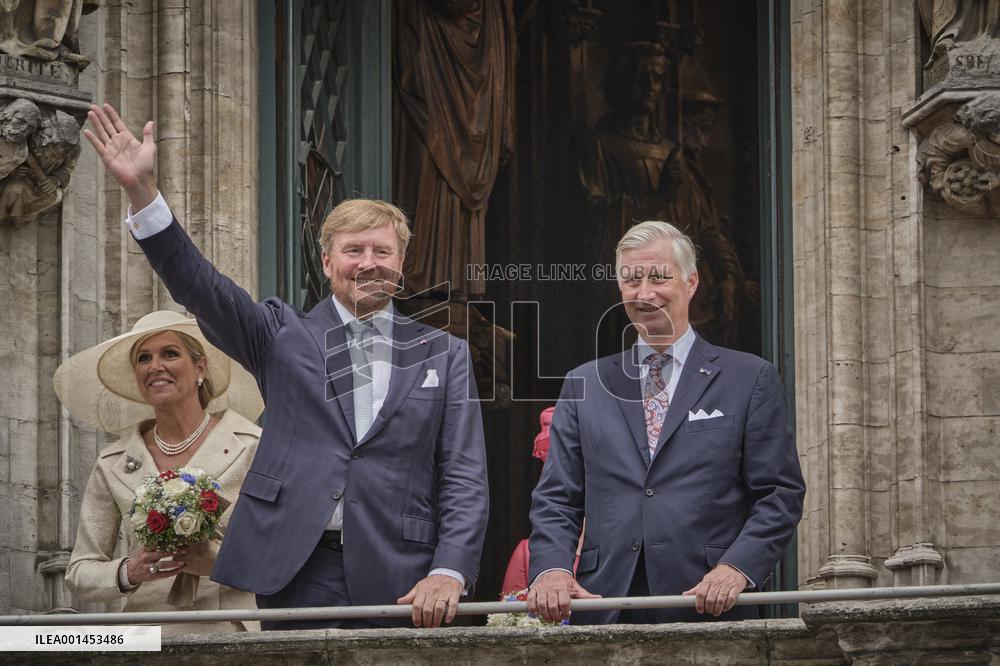 Dutch Royals State Visit - Brussels