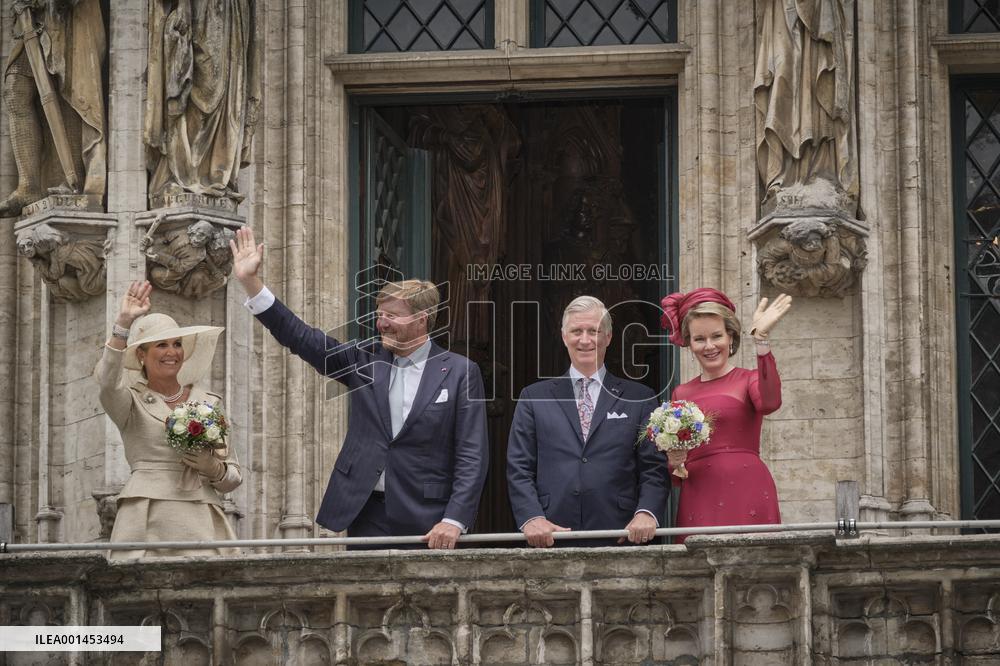 Dutch Royals State Visit - Brussels