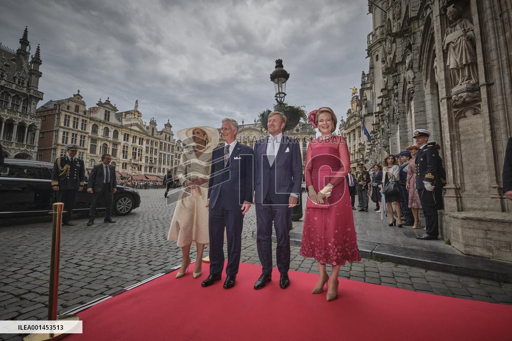 Dutch Royals State Visit - Brussels