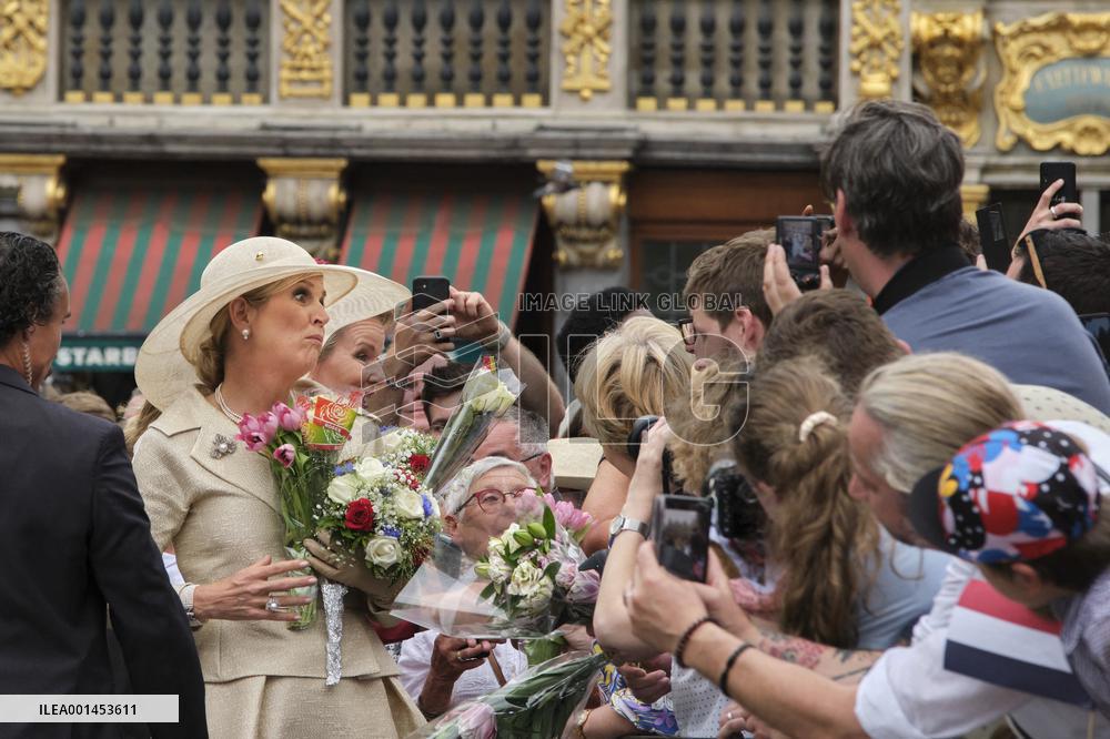 Dutch Royals State Visit - Brussels