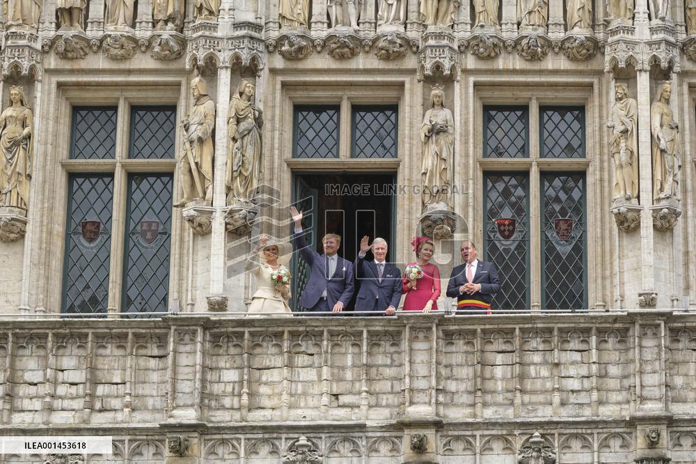 Dutch Royals State Visit - Brussels