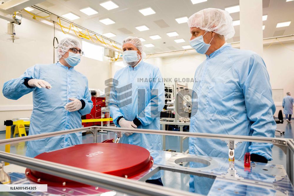 Royals Visit To Aero Space Lab - Mont-Saint-Guibert