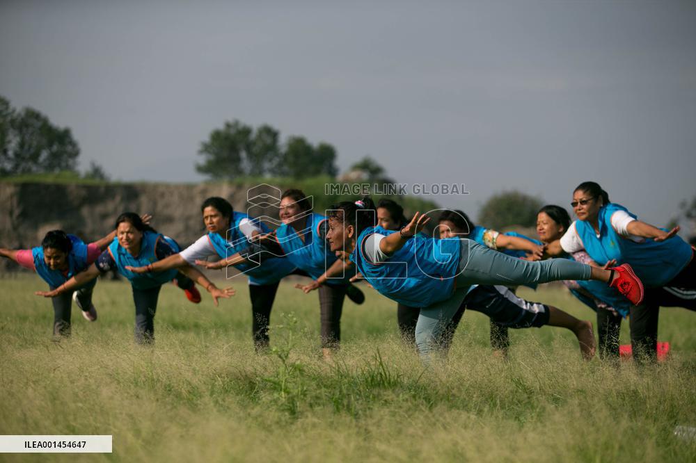 NEPAL-KATHMANDU-INTERNATIONAL YOGA DAY
