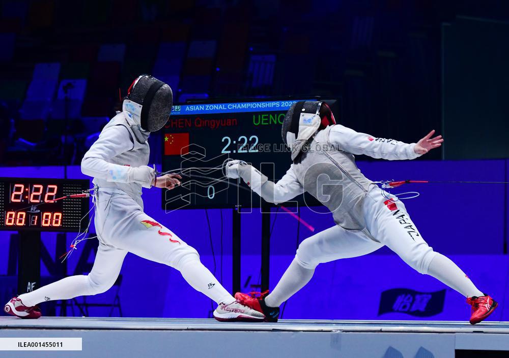 #(SP)JIANGSU-WUXI-ASIAN CHAMPIONSHIPS-WOMEN'S TEAM FOIL