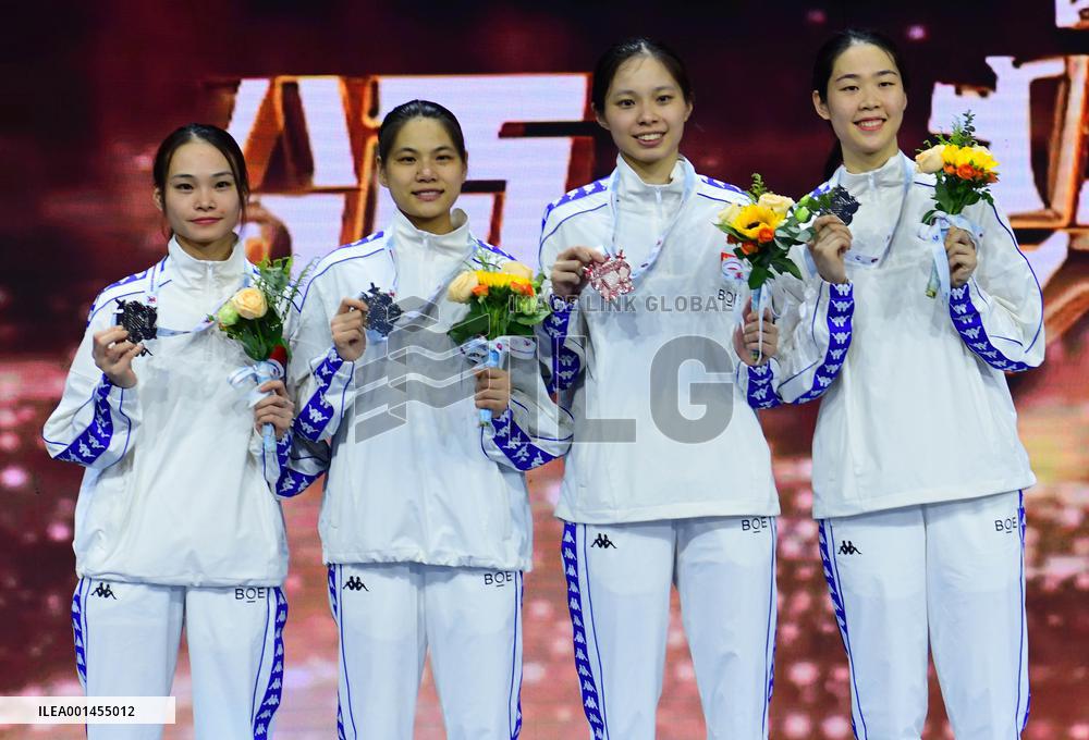 #(SP)JIANGSU-WUXI-ASIAN CHAMPIONSHIPS-WOMEN'S TEAM FOIL