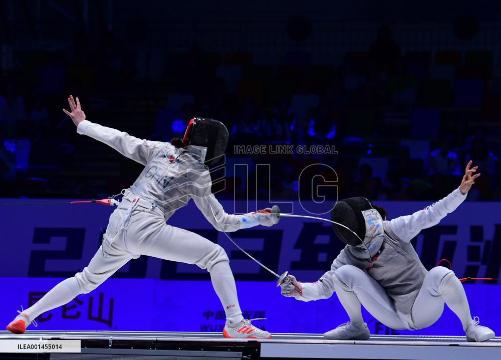 #(SP)JIANGSU-WUXI-ASIAN CHAMPIONSHIPS-WOMEN'S TEAM FOIL