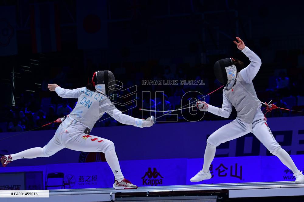 #(SP)JIANGSU-WUXI-ASIAN CHAMPIONSHIPS-WOMEN'S TEAM FOIL