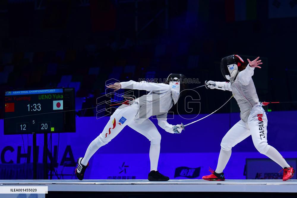 #(SP)JIANGSU-WUXI-ASIAN CHAMPIONSHIPS-WOMEN'S TEAM FOIL