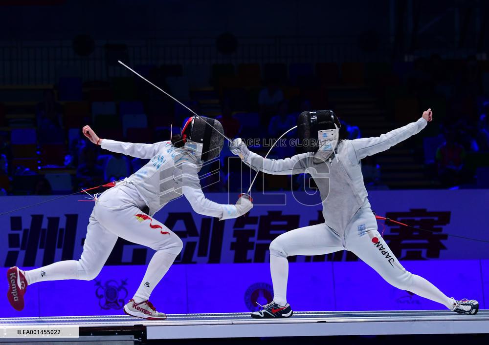 #(SP)JIANGSU-WUXI-ASIAN CHAMPIONSHIPS-WOMEN'S TEAM FOIL