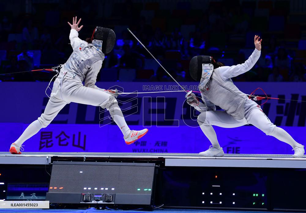 #(SP)JIANGSU-WUXI-ASIAN CHAMPIONSHIPS-WOMEN'S TEAM FOIL