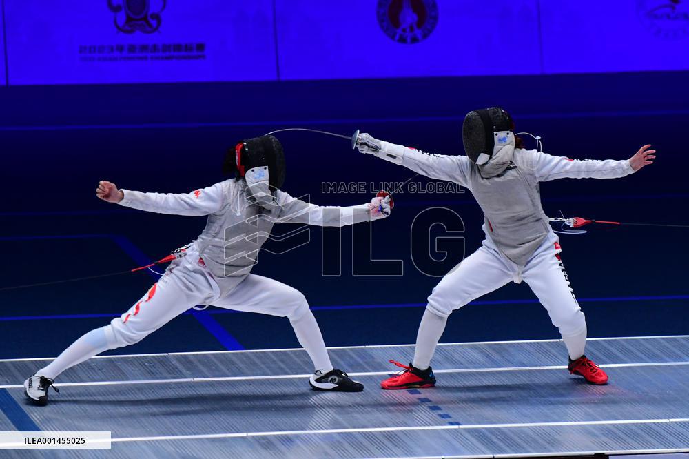 #(SP)JIANGSU-WUXI-ASIAN CHAMPIONSHIPS-WOMEN'S TEAM FOIL